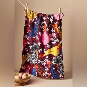 Anthropologie Piper Chicken Dish Towel New